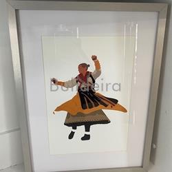Cadro bailadora 2 en tamaño 30x40 con paspartú - Imaxe 1