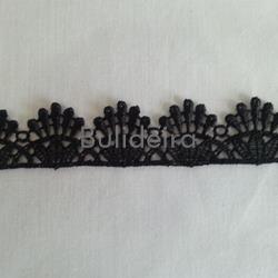 Guipur negro 3 cm de ancho referencia 411913 - Imaxe 1