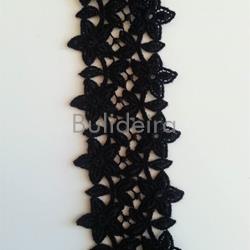 Guipur negro 5 cm ref.3706 - Imaxe 1