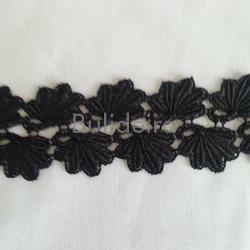 Guipur negro ancho 6 cm referencia 412206/81 - Imaxe 1