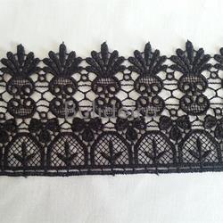 Guipur negro de ancho 8.5 cm y referencia 18060 - Imaxe 1