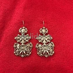 Pendentes de prata dourada AP4025D - Imaxe 1