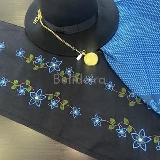 Faixa flores azul - Imaxe 1