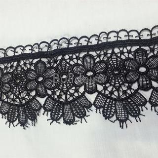 Guipur negro 10 cm ref.87518 - Imaxe 1