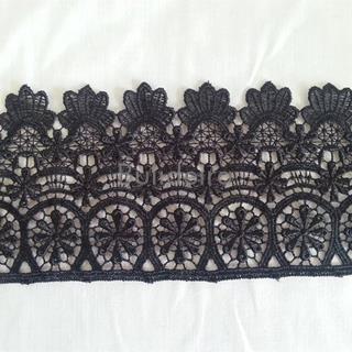 Guipur negro de 8.5 cm referencia B2 - Imaxe 1