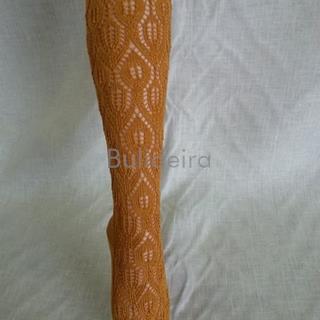 Media calada alta en dourado - Imaxe 1