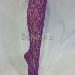 Media calada alta en morado - Imaxe 1