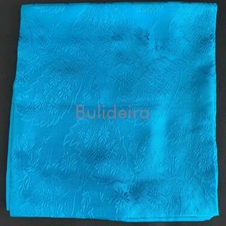 Pano 90x90 en seda turquesa - Imaxe 2