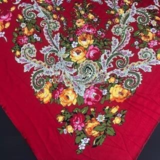 Pano de polyester 140x140 en vermello - Imaxe 1