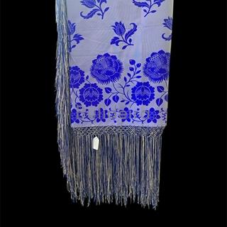 Pano de raión de 140x140 en azulon - Imaxe 1