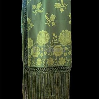 Pano de raión de 140x140 en pistacho - Imaxe 1