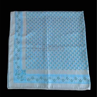 Pano de raión de 90x90 en gris/azul - Imaxe 1