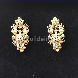Pendentes modelo conxunto pequeno en dourado - Imaxe 1
